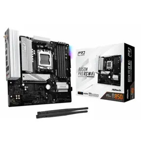 Asrock B850M Pro RS WIFI, AMD B850, AM5, DDR5, mATX, 90-MXBR7-A0UAYZ
