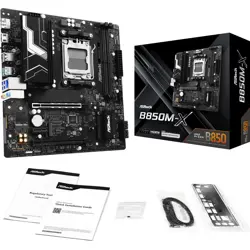 Asrock B850M-X, AM5, DDR5, AMD B850, 90-MXBR10-A0UAYAZ