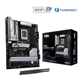 ASRock B860 LiveMixer WIFI, Intel B860, LGA 1851, DDR5, ATX, 90-MXBQV0-A0UAYZ