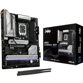 Asrock B860 LiveMixer WIFI, Intel B860, LGA 1851, DDR5, ATX, 90-MXBQV0-A0UAYZ