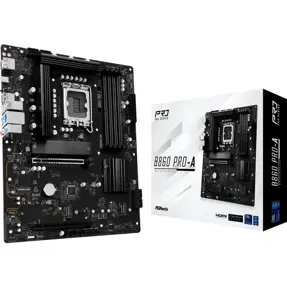 Asrock B860 Pro-A, Intel B860, LGA 1851, DDR5, ATX, 90-MXBRN0-A0UAYZ