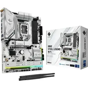 Asrock B860 Steel Legend WIFI , Intel B860, LGA 1851, DDR5, ATX, 90-MXBR30-A0UAYZ