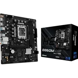 Asrock B860M-H2, Intel B860, LGA 1851, DDR5, mATX, 90-MXBS00-A0UAYZ