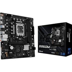 ASRock B860M-H2, Intel B860, LGA 1851, DDR5, mATX, 90-MXBS00-A0UAYZ