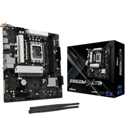 Asrock B860M-X, WIFI, Intel B860, LGA 1851, DDR5, mATX, 90-MXBRY-A0UAYZ