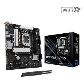 ASRock B860M-X WIFI, Intel B860, LGA 1851, DDR5, mATX, 90-MXBRY-A0UAYZ