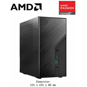 ASRock Deskmini X600, barebone BUNDLE Ultimate A1, Ryzen 7 7700, 16GB DDR5, 1TB SSD NVMe, AMD Radeon Graphics, Windows 11 Pro
