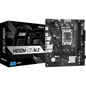 ASRock H610M-H2/M.2, Intel H610, LGA1700, DDR4, mATX, 90-MXBP70-A0UAYZ