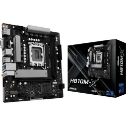 Asrock H810M-X, s.1851, DDR5, Intel, H810, 90-MXBS4-A0UAYZ