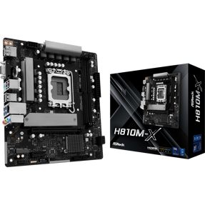 ASRock H810M-X, Intel H810, LGA 1851, DDR5, mATX, 90-MXBS4-A0UAYZ