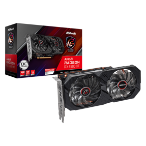 Asrock RX6500XT Phantom Gaming D OC, 4GB GDDR6, AMD Radeon, RX6500XT PGD 4GO, 90-GA3DZZ-00UANF