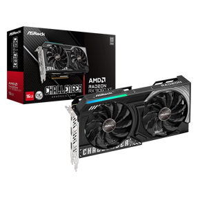 Asrock RX9060XT Challenger OC, 16GB GDDR6, AMD Radeon, RX9060XT CL 16GO, 90-GA5QZZ-00UANF