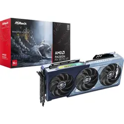 Asrock RX9070XT Monster Hunter, 16GB GDDR6, AMD Radeon, RX9070XT MH 16G, 90-GA6FZZ-00UANZ