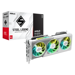 Asrock RX9070XT Steel Legend, 16GB GDDR6, AMD Radeon, RX9070XT SL 16G, 90-GA5DZZ-00UANF