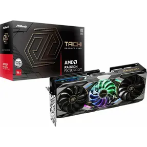 Asrock RX9070XT Taichi OC, 16GB GDDR6, AMD Radeon, RX9070XT TC 16GO, 90-GA5HZZ-00UANF