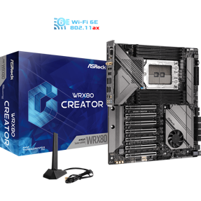 ASRock WRX80 Creator WRX8 R2.0 ,  8xDDR4 2x10G LAN retail, 90-MXBKH0-A0UAYZ