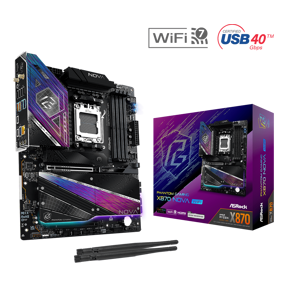 ASRock X870 Nova WIFI, AMD X870, AM5, DDR5, ATX, 90-MXBT20-A0UAYZ