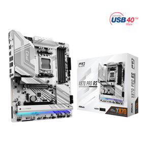 ASRock X870 Pro RS, AMD X870, AM5, DDR5, ATX, 90-MXBPZ0-A0UAYZ
