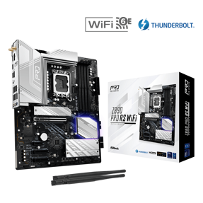 ASRock Z890 Pro RS WIFI, Intel Z890, LGA 1851, DDR5, ATX, White, 90-MXBQC0-A0UAYZ