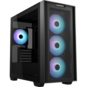 Asus Mini Tower A21 Plus, ARGB, Black, glass window, 90DC00H0-B19010