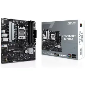 ASUS Prime A620M-A-CSM, All TDP, AMD A620, AM5, DDR5, mATX, 90MB1F10-M0EAYC