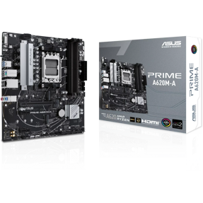 Asus Prime A620M-A-CSM, All TDP, AMD A620, AM5, DDR5, mATX, 90MB1F10-M0EAYC