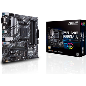 Asus Prime B550M-A/CSM, AMD B550, AM4, DDR4, mATX, 90MB14I0-M0EAYC