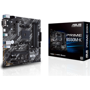 ASUS Prime B550M-K, AMD B550, AM4, DDR4, mATX, 90MB14V0-M0EAY0