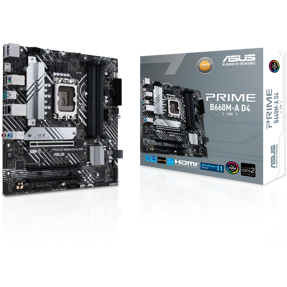 Asus Prime B660M-A D4-CSM, Intel B660, LGA 1700, DDR4, mATX, 90MB19K0-M1EAYC