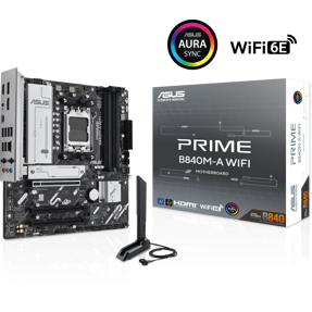 Asus Prime B840M-A WIFI, AMD B840, AM5, DDR5, mATX, 90MB1J20-M0EAY0