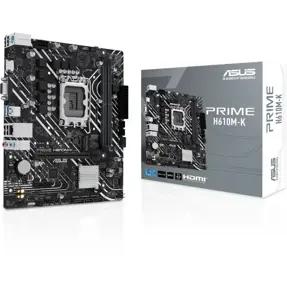 ASUS Prime H610M-K, Intel H610, LGA 1700, DDR5, mATX, 90MB1GA0-M0EAY0