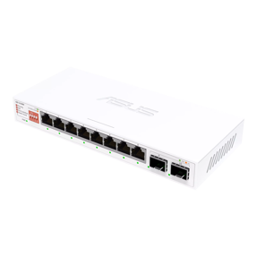 ASUS QG-U1080, 8-Port 2.5G, 2-Port 10G SFP+, Unmanaged, 90IG0A00-MO3B00
