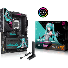 Asus ROG Strix X870E-H Gaming WIFI7 Hatsune Miku Edition, AMD X870E, AM5, DDR5, ATX, 90MB1MA0-M0EAY0