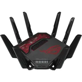 ASUS Router ROG Rapture GT-BE19000, Tri-Band, WiFi 7, AiMesh, Access point, Repeater, Media bridge, 90IG0850-MO9A0V