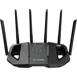 ASUS Router TUF Gaming BE6500 Dual-Band WiFi 7,Extendable Gaming Router, Quad 2.5GbE ports