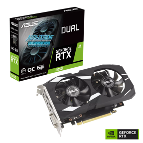ASUS RTX3050 OC, DUAL-RTX3050-O6G, 6GB GDDR6, NVIDIA GeForce, 90YV0K60-M0NA00