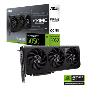 Asus RTX5050 OC, PRIME-RTX5050-O8G, 8GB GDDR6, NVIDIA Geforce, 90YV0N70-M0NA00