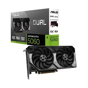 ASUS RTX5060 OC, DUAL-RTX5060-O8G, 8GB GDDR7, NVIDIA GeForce, 90YV0N12-M0NA00