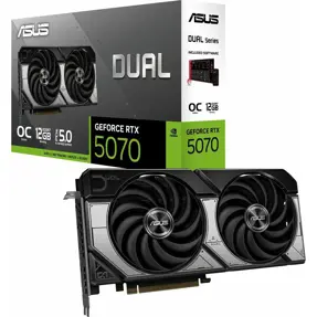 ASUS RTX5070 OC, DUAL-RTX5070-O12G, 12GB GDDR7, NVIDIA GeForce, 90YV0M17-M0NA00