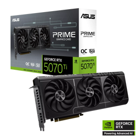 ASUS RTX5070Ti OC, PRIME-RTX5070TI-O16G, 16GB GDDR7, NVIDIA GeForce, 90YV0MF0-M0NA00