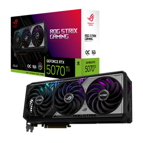 ASUS RTX5070TI OC, ROG-STRIX-RTX5070TI-O16G-GAMING, 16GB GDDR7, NVIDIA GeForce, 90YV0M90-M0NA00