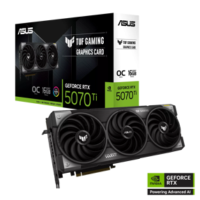 ASUS RTX5070Ti OC, TUF-RTX5070TI-O16G-GAMING, 16GB GDDR7, NVIDIA GeForce, 90YV0MD0-M0NA00
