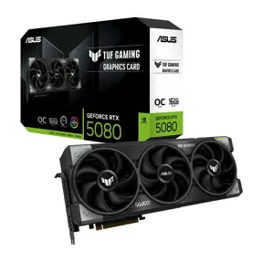 ASUS RTX5080 OC, TUF-RTX5080-O16G-GAMING, 16GB GDDR7, NVIDIA GeForce, 90YV0M30-M0NA00