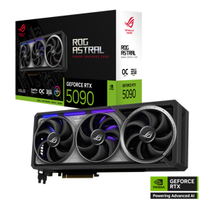 ASUS RTX5090 OC, ROG-ASTRAL-RTX5090-O32G-GAMING, 32GB GDDR7, NVIDIA GeForce, 90YV0LW0-M0NA00
