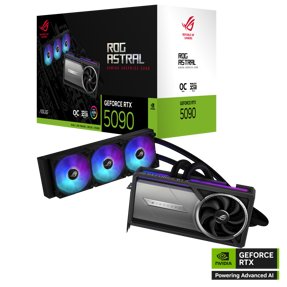 ASUS RTX5090 ROG-ASTRAL-LC-RTX5090-O32G-GAMING, 32GB GDDR7, NVIDIA GeForce, Liquid cooling, 90YV0LW2-M0NA00