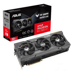 ASUS RX7900XT OC, TUF-RX7900XT-O20G-GAMING, 20GB GDDR6, AMD Radeon, 90YV0IV1-M0NA00