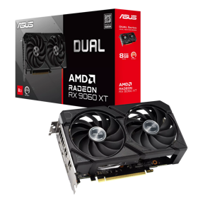 ASUS RX9060XT, DUAL-RX9060XT-8G, 8GB GDDR6, AMD Radeon, 90YV0MI1-M0NA00