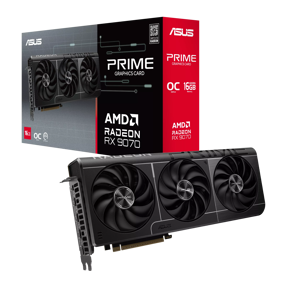 ASUS RX9070 OC, PRIME-RX9070-O16G, 16GB GDDR6, AMD Radeon, 90YV0LI1-M0NA00