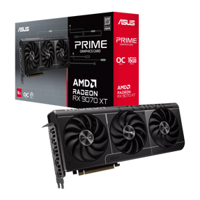 ASUS RX9070XT OC, PRIME-RX9070XT-O16G, 16GB GDDR6, AMD Radeon, 90YV0L71-M0NA00