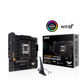 Asus TUF Gaming B650M-Plus WIFI, AMD B650, AM5, DDR5, mATX, 90MB1BF0-M0EAY0
